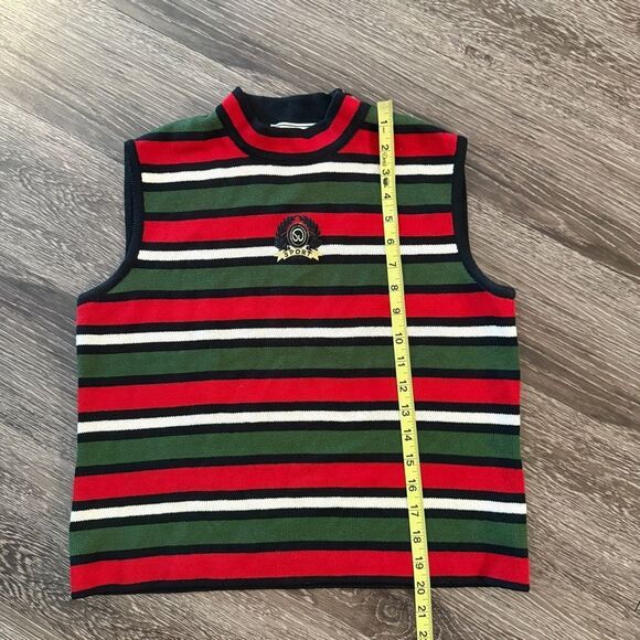 St. John Striped Sleeveless Knit - Picture 4 of 5